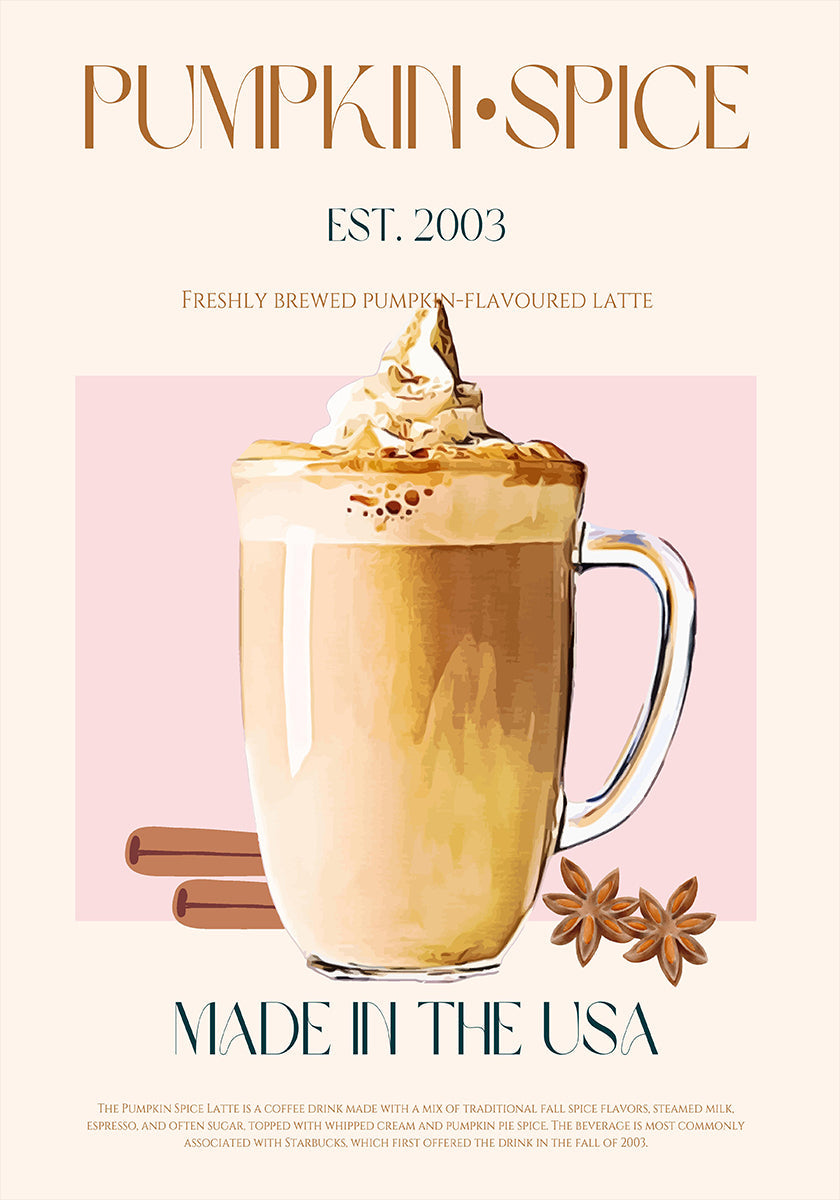 Autumn Latte Delight Plakat - Posterbox