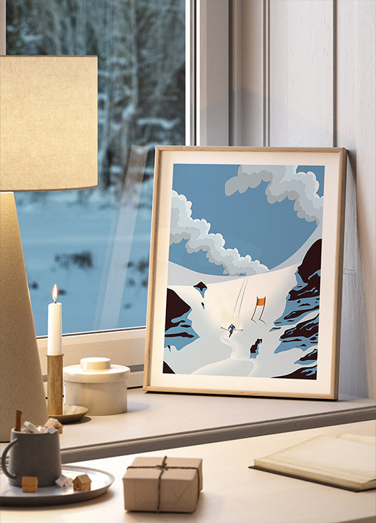 Snowy Mountain Plakat - Posterbox