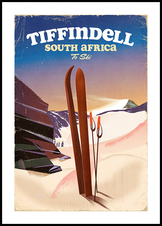 Tiffindell South Africa To Ski Plakat - Posterbox