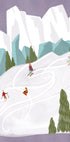 Skiers Plakat - Posterbox