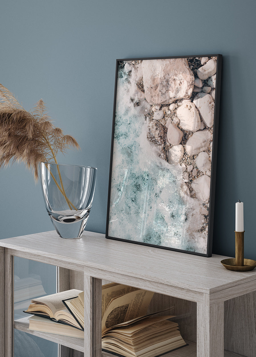 Poster „Ozean und Kieselsteine“ – Posterbox.dk