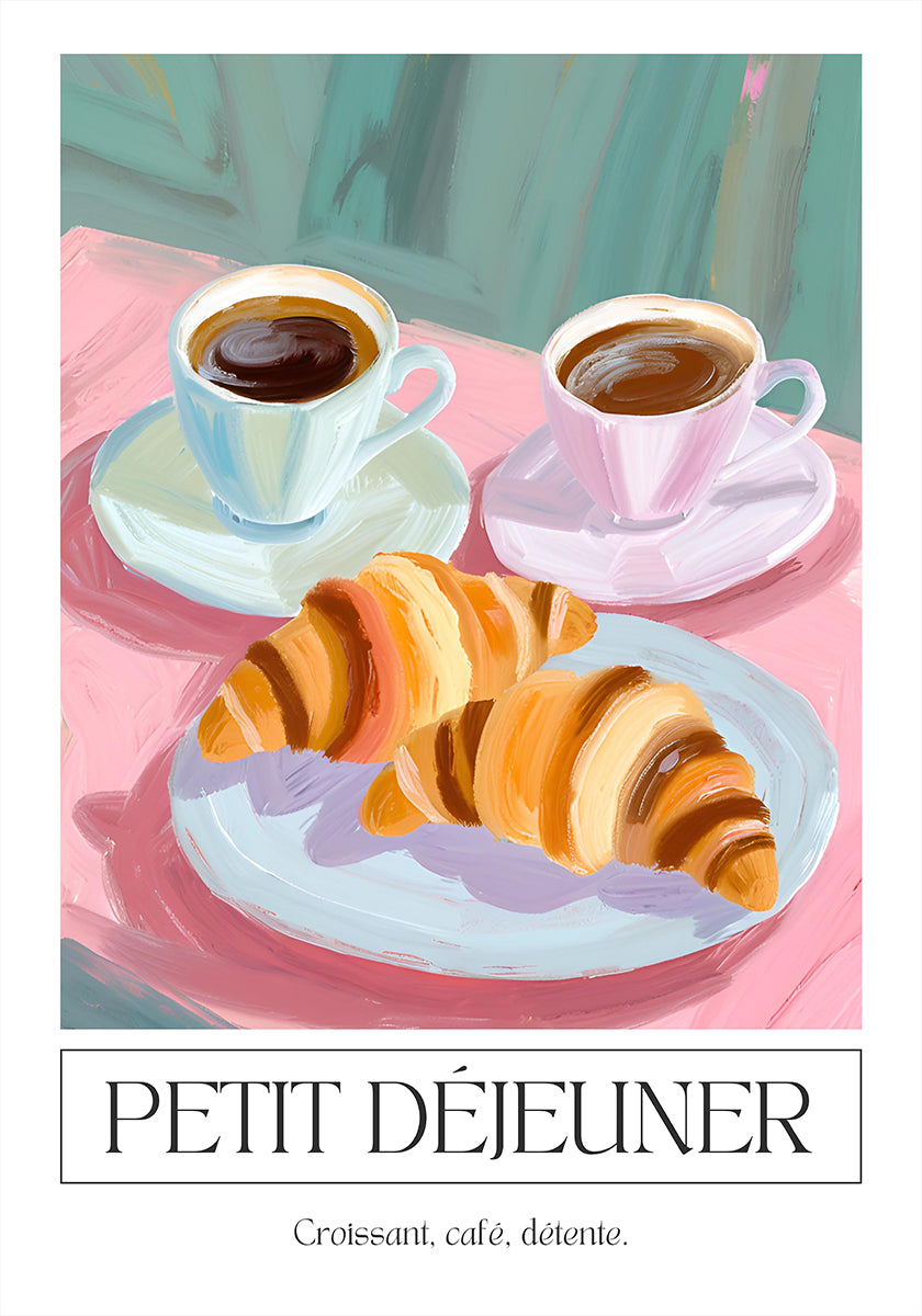 Petit dejeuner Plakat - Posterbox