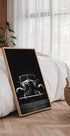 Altes schwarzes Auto-Poster - Posterbox.dk