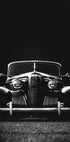 Altes schwarzes Auto-Poster - Posterbox.dk
