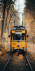 Poster „Alter gelber Zug“ - Posterbox.dk