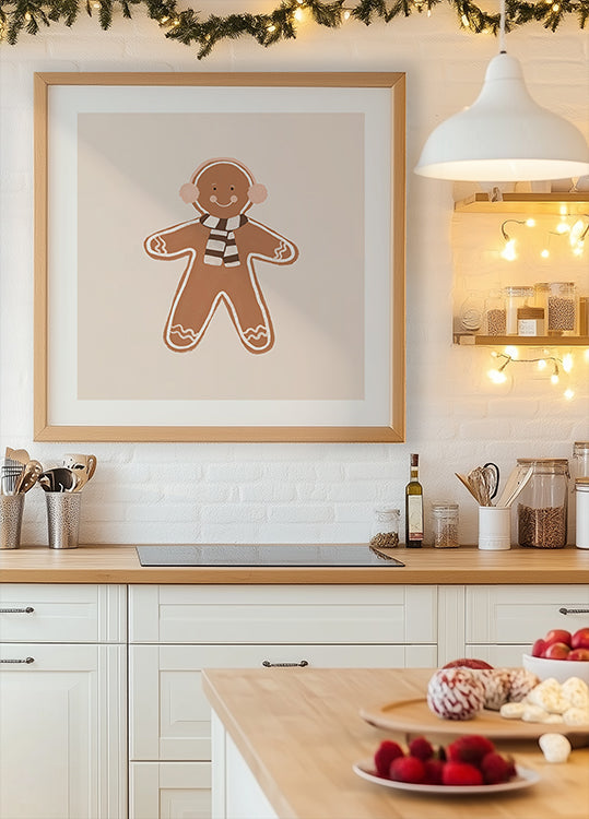 Gingerbread Man II Plakat - Posterbox