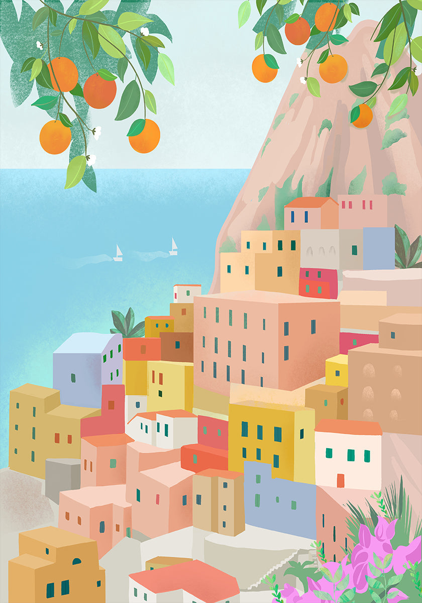 Amalfi Plakat - Posterbox