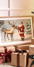 Pictufy Santa and Reindeer Plakat - Posterbox