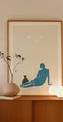 Woman and Cat - Posterbox