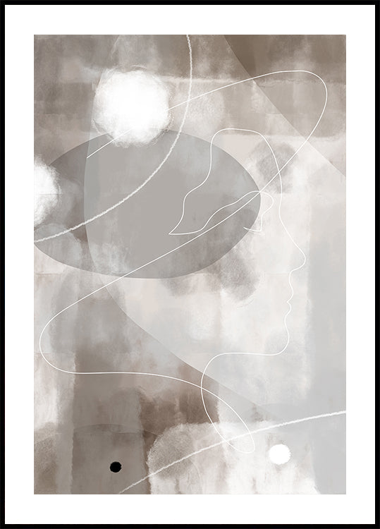 Abstrakt Profile Plakat - Posterbox