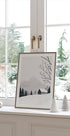 Winter Landscape House Snow Plakat - Posterbox