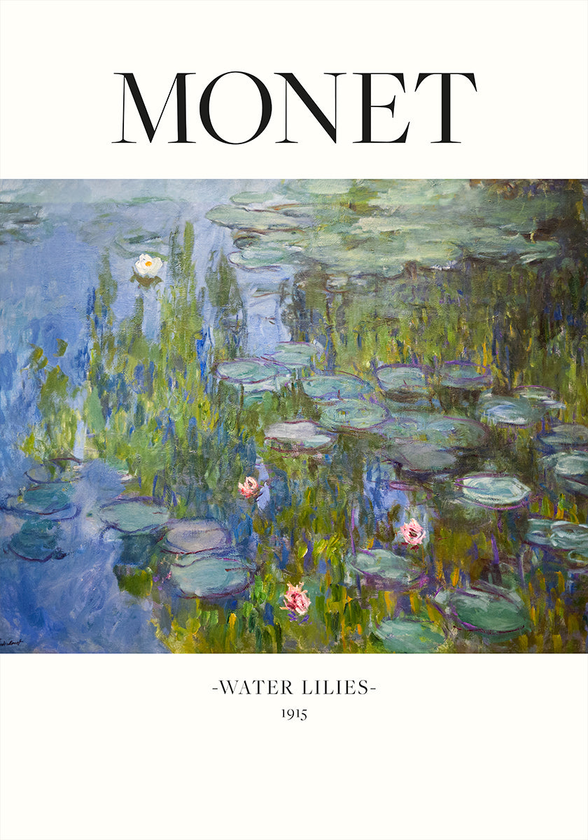 Water Lilies 1915 Plakat - Posterbox