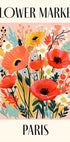 Flower Market Paris France Plakat - Posterbox