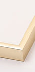 Goldfarbener Metallrahmen - Posterbox.dk