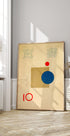 Abstrakte Harmonie, japanisches geometrisches Retro-Druckplakat - Posterbox.dk