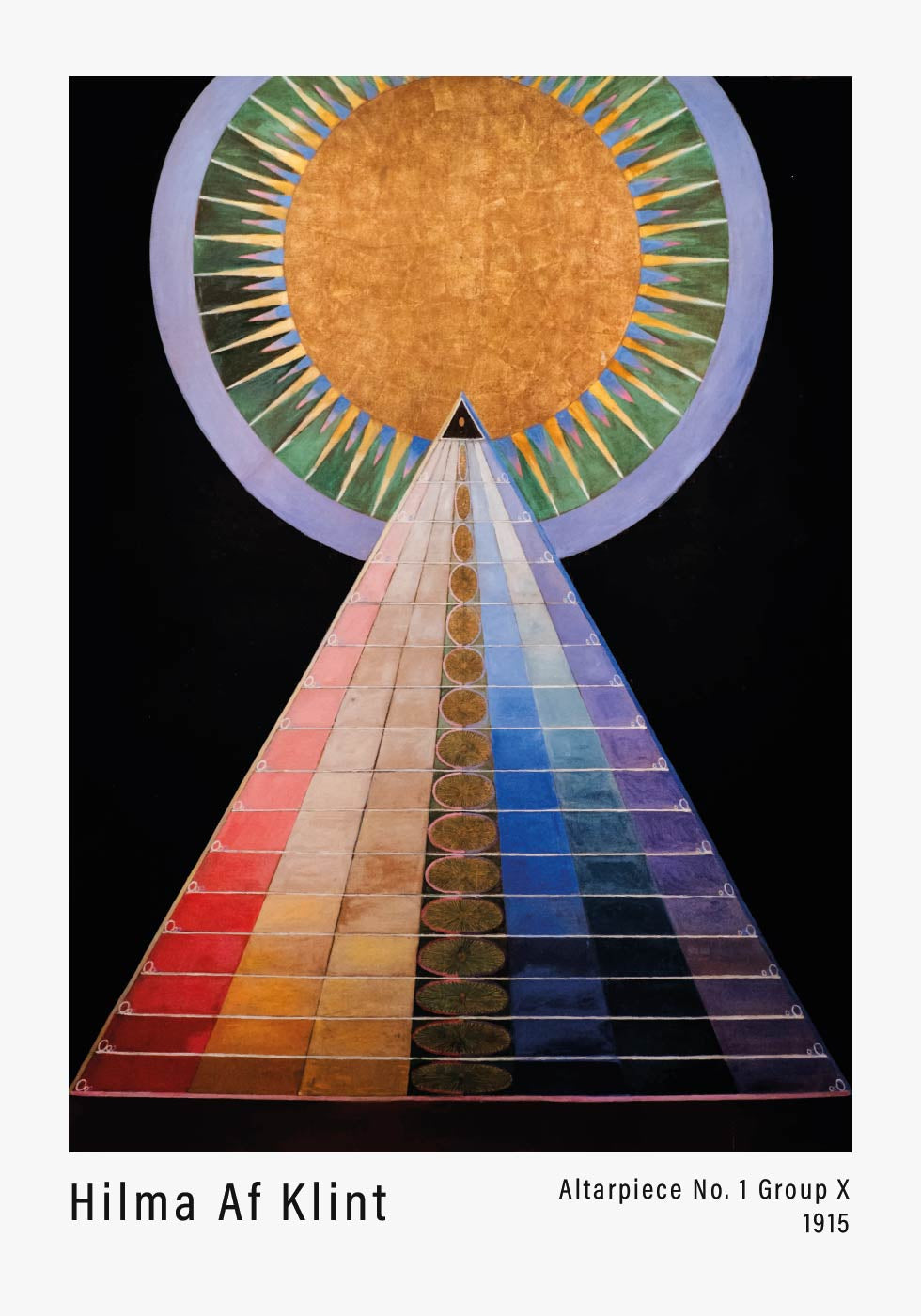 Altarbild Nr. 1, Gruppe X von Hilma af Klint Poster - Posterbox.dk