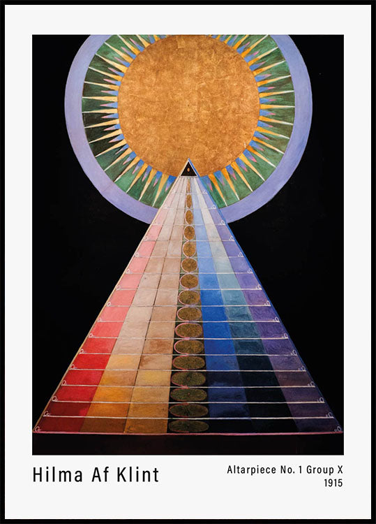 Altarbild Nr. 1, Gruppe X von Hilma af Klint Poster - Posterbox.dk