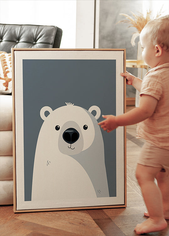 Poster „Arctic Smile, Eisbär“ – Posterbox.dk
