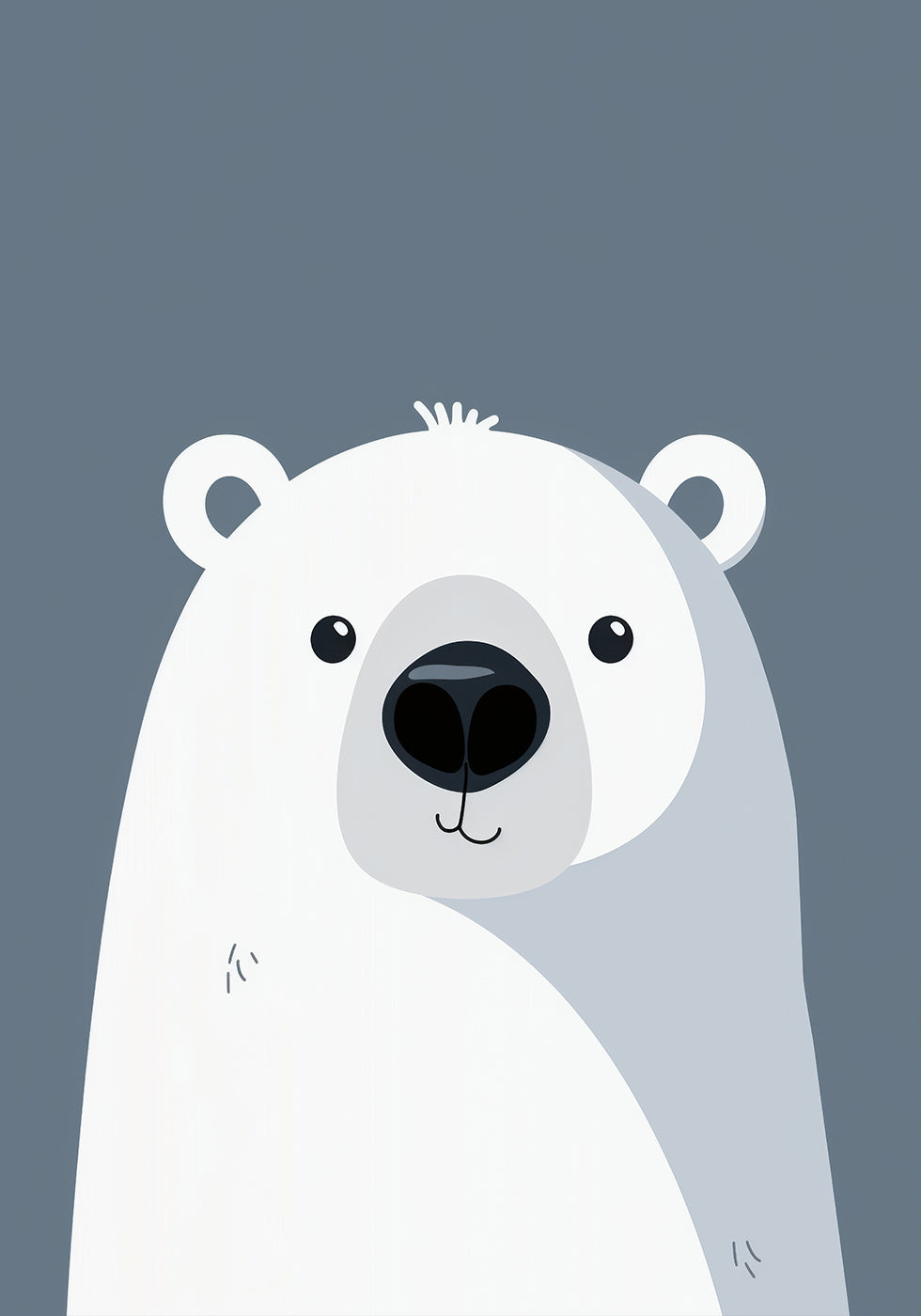 Poster „Arctic Smile, Eisbär“ – Posterbox.dk