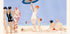 Au Lido Vintage französische Strandszene Illustration, George Barbier 1920 Poster - Posterbox.dk