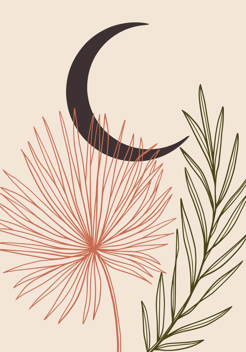 Autumn Botanical №1 Poster - Posterbox.dk