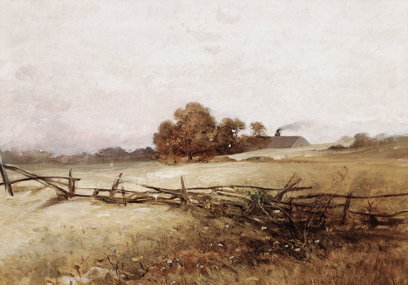 Herbstlandschaft von Charles Ethan Poster - Posterbox.dk