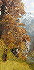 Herbstlandschaft von Gustave Courbet Poster - Posterbox.dk