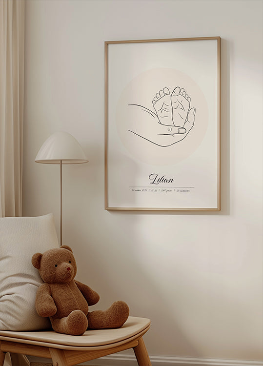 Baby Born personalisiertes Poster - Posterbox.dk