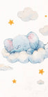 Poster „Baby Elefant träumt auf Wolken“ – Posterbox.dk