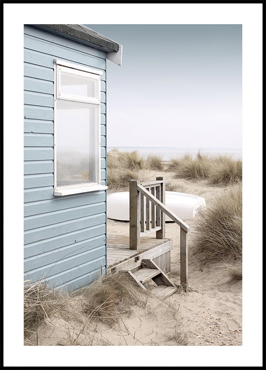 Strandhütten- und Bootsposter - Posterbox.dk