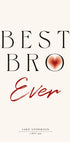 Personalisiertes Poster „Bester Bro aller Zeiten“ - Posterbox.dk