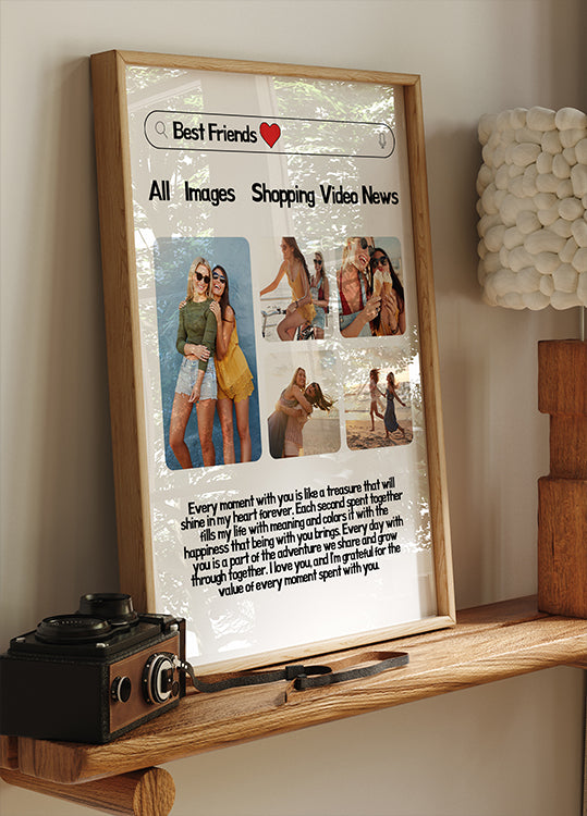 Beste Freunde Fotocollage-Poster - Posterbox.dk