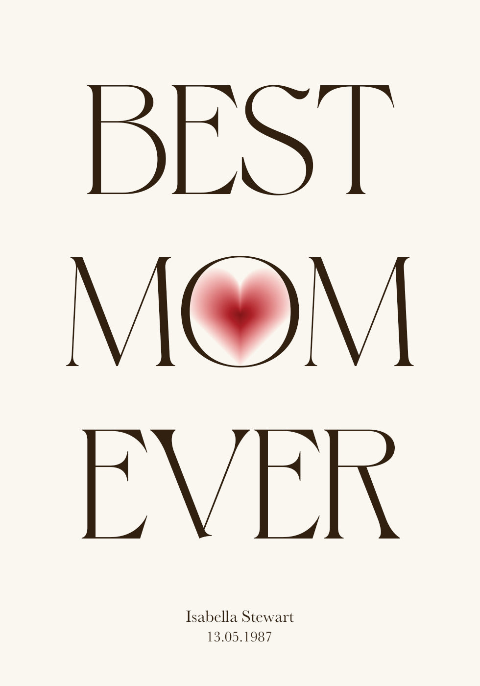 Poster „Beste Mutter aller Zeiten“ - Posterbox.dk