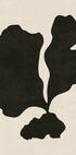 Schwarzes Poster mit abstrakter Form - Posterbox.dk