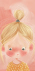 Blondes Mädchen mit Sommersprossen Poster - Posterbox.dk