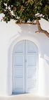 Blaue Tür, mediterrane Architektur Poster - Posterbox.dk
