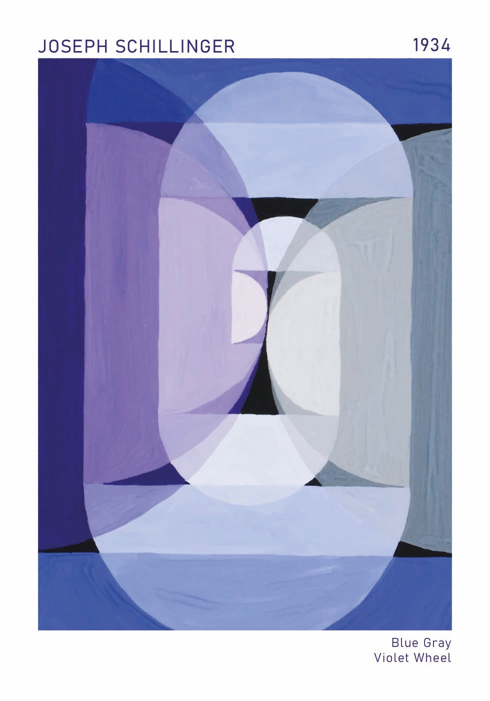 Blaugraues violettes Rad, Joseph Schillinger Poster - Posterbox.dk