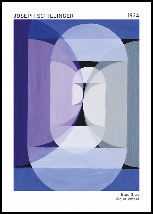 Blaugraues violettes Rad, Joseph Schillinger Poster - Posterbox.dk
