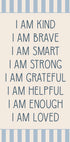 Affirmationen für Jungen, positives Selbstgesprächsposter - Posterbox.dk