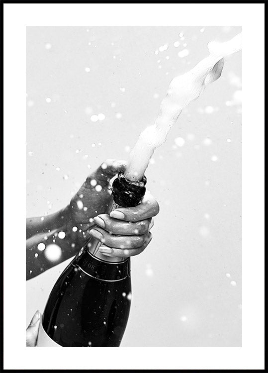 Champagnerflaschen-Poster - Posterbox.dk