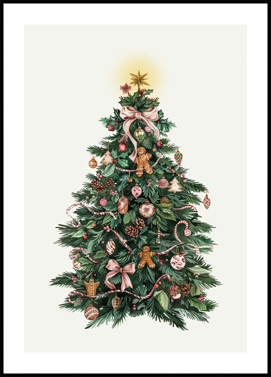 Weihnachtsbaum-Poster - Posterbox.dk