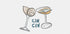 Cin Cin, Muschel-Cocktailglas-Poster - Posterbox.dk