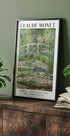 Claude Monet – Brücke über einen Seerosenteich Poster – Posterbox.dk