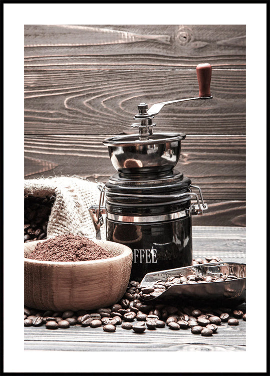 Kaffeemühlen-Poster - Posterbox.dk