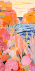 Buntes Poster „Canyon Garden and Sea“ – Posterbox.dk