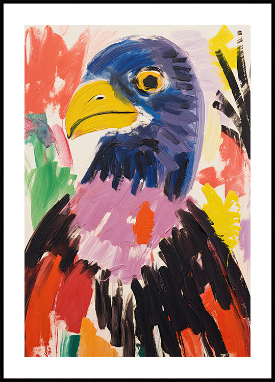 Buntes Adler-Poster - Posterbox.dk