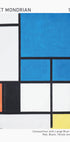Komposition mit großem blauen Flugzeug Poster - Posterbox.dk