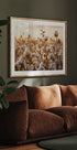 Baumwollblumen bei Sonnenuntergang Poster - Posterbox.dk