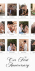 Paar-Erinnerungen, Fotocollage-Poster im Polaroid-Stil – Posterbox.dk