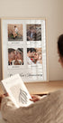Paar-Momente-Fotocollage, 4 Poster im Polaroid-Stil - Posterbox.dk